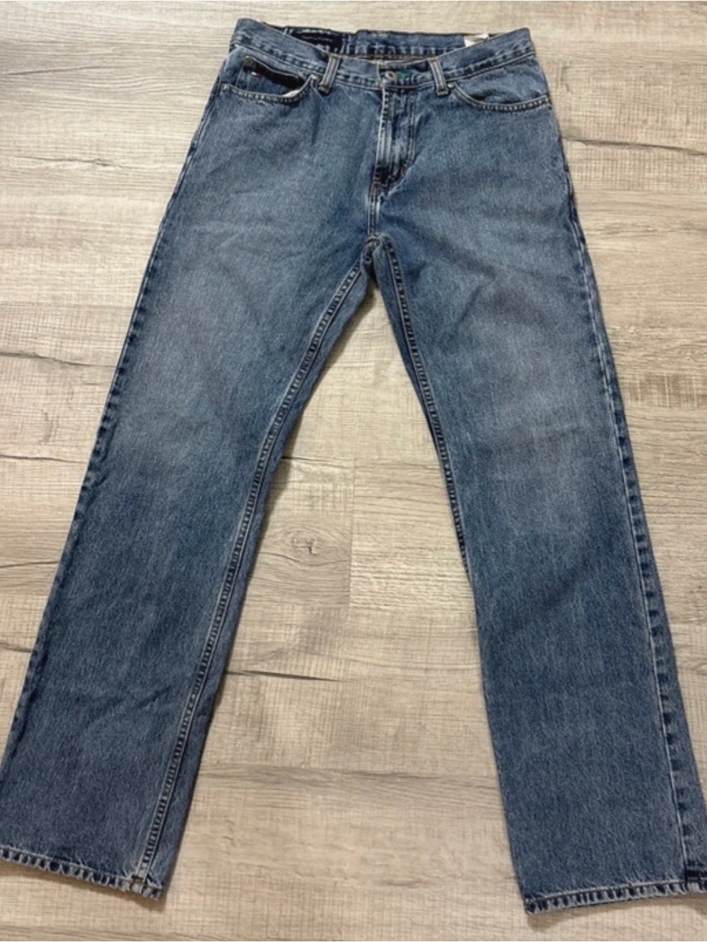 Tommy Hilfiger Straight Leg Blue Denim Jeans